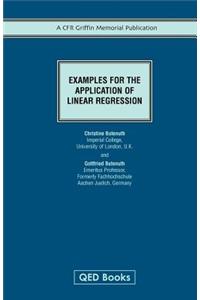 Examples for the Application of Linear Regression