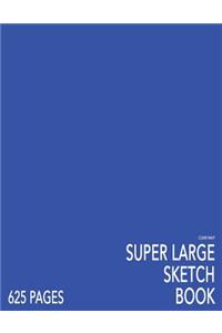 Clear Navy Super Large Sketchbook