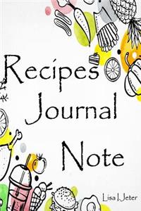 Blank Cookbook Recipes & Notes