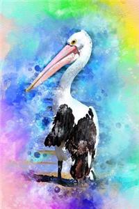 Watercolor of a Pelican Journal