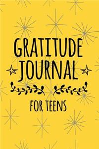 Gratitude Journal for Teens