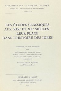 Les Etudes Classiques Aux Xixe Et Xxe Siecle