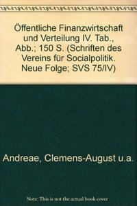 Offentliche Finanzwirtschaft Und Verteilung IV