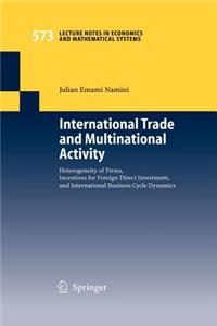 International Trade and Multinational Activity