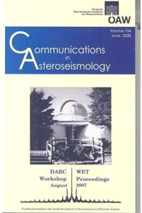 Communications in Asteroseismology Volume 154/2008 - Volume 154