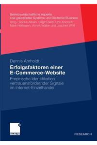 Erfolgsfaktoren einer E-Commerce-Website