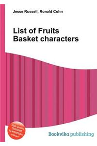 List of Fruits Basket Characters