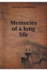 Memories of a long life