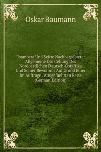 Usambara Und Seine Nachbargebiete