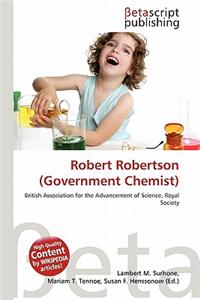 Robert Robertson (Government Chemist)