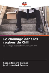 chômage dans les régions du Chili