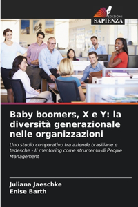 Baby boomers, X e Y