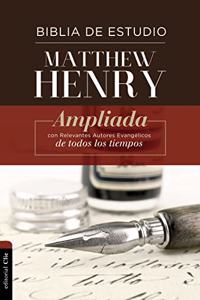 RVR, Biblia de Estudio Matthew Henry, Tapa Dura, Interior a dos colores, con Indice