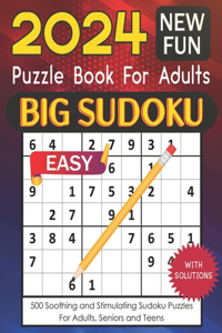 2024 BIG SUDOKU Puzzle Book for Adults