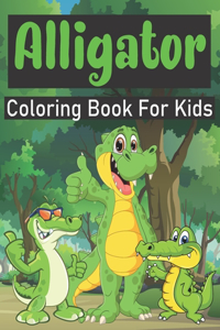 Alligator Coloring Book For Kids