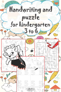 Handwriting And Puzzle For Kindergarten 3 to 6