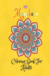 Mandala Coloring Book For Adults