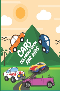 Cars coloring book for kids