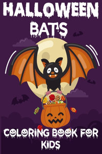 Halloween Bats Coloring Book For Kids