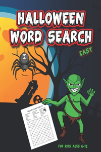 Halloween Word Search For Kids Ages 6-12