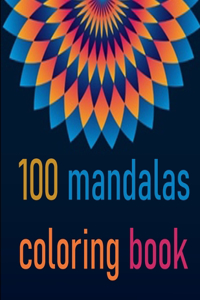 100 mandalas coloring book