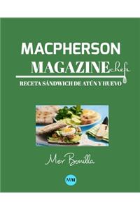 Macpherson Magazine Chef's - Receta Sándwich de atún y huevo