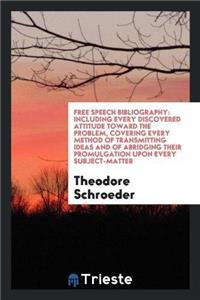 Free Speech Bibliography