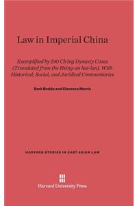 Law in Imperial China