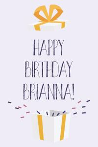 Happy Birthday Brianna