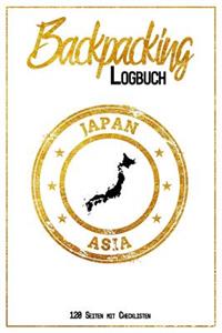 Backpacking Logbuch Japan Asia 120 Seiten mit Checklisten