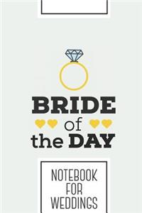 Notebook for Weddingss