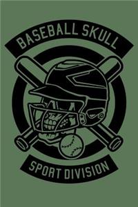 Baseball Skull Sport Division