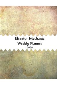 Elevator Mechanic Weekly Planner 2020