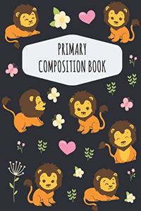 Lion Primary Composition Book