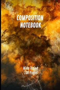 Composition Notebook Wide Ruled 100 Pages