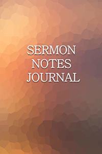 Sermon Notes Journal