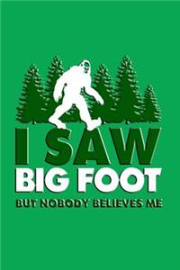 I Saw Big Foot But Nobody Believes Me