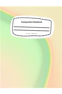Composition Notebook 7.44 x 9.69, 18.90 x 24.61cm