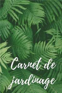 carnet de jardinage