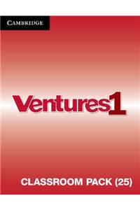 Ventures Level 1 Classroom Pack (Student's Books, Workbooks, Class Audio Cds, Teacher's Edition, Career Pathways)