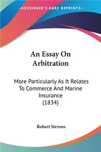 Essay On Arbitration