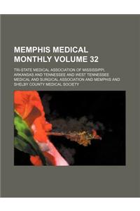 Memphis Medical Monthly Volume 32