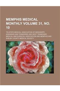 Memphis Medical Monthly Volume 31, No. 10