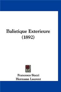 Balistique Exterieure (1892)