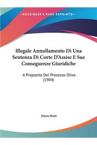 Illegale Annullamento Di Una Sentenza Di Corte D'Assise E Sue Conseguenze Giuridiche