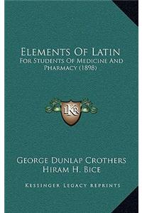 Elements Of Latin