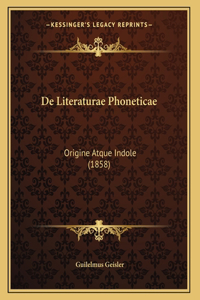 De Literaturae Phoneticae