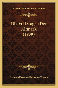 Volkssagen Der Altmark (1839)