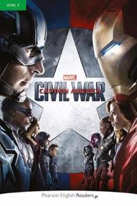 Pearson English Readers Level 3: Marvel - Captain America - Civil War (Book + CD)