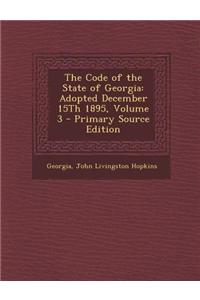 The Code of the State of Georgia